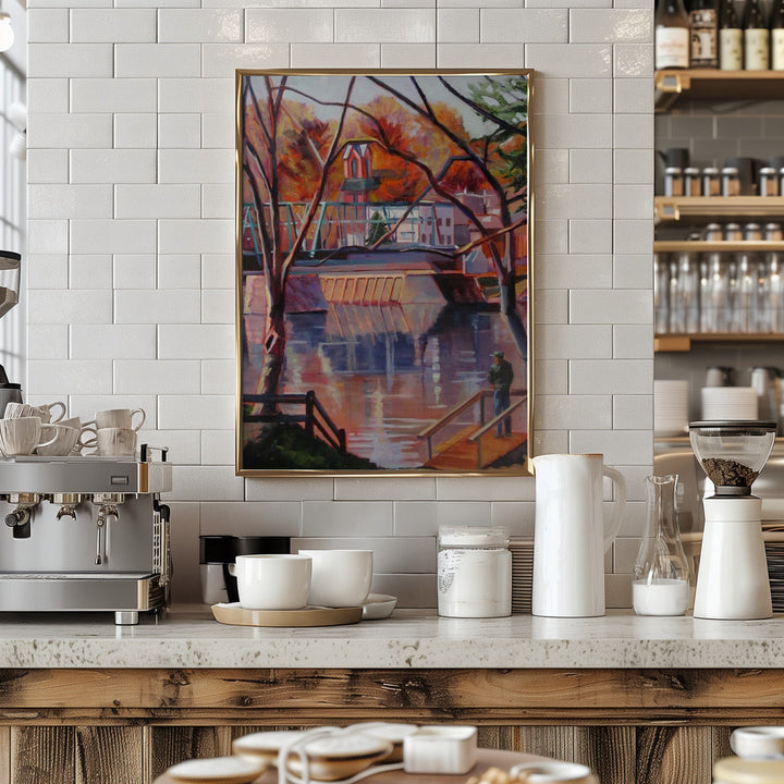 View From Lambertville - Stretched Canvas, Poster or Fine Art Print I Heart Wall Art