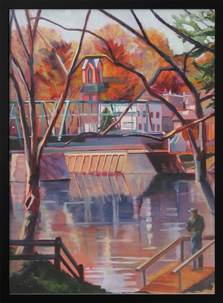 View From Lambertville - Stretched Canvas, Poster or Fine Art Print I Heart Wall Art