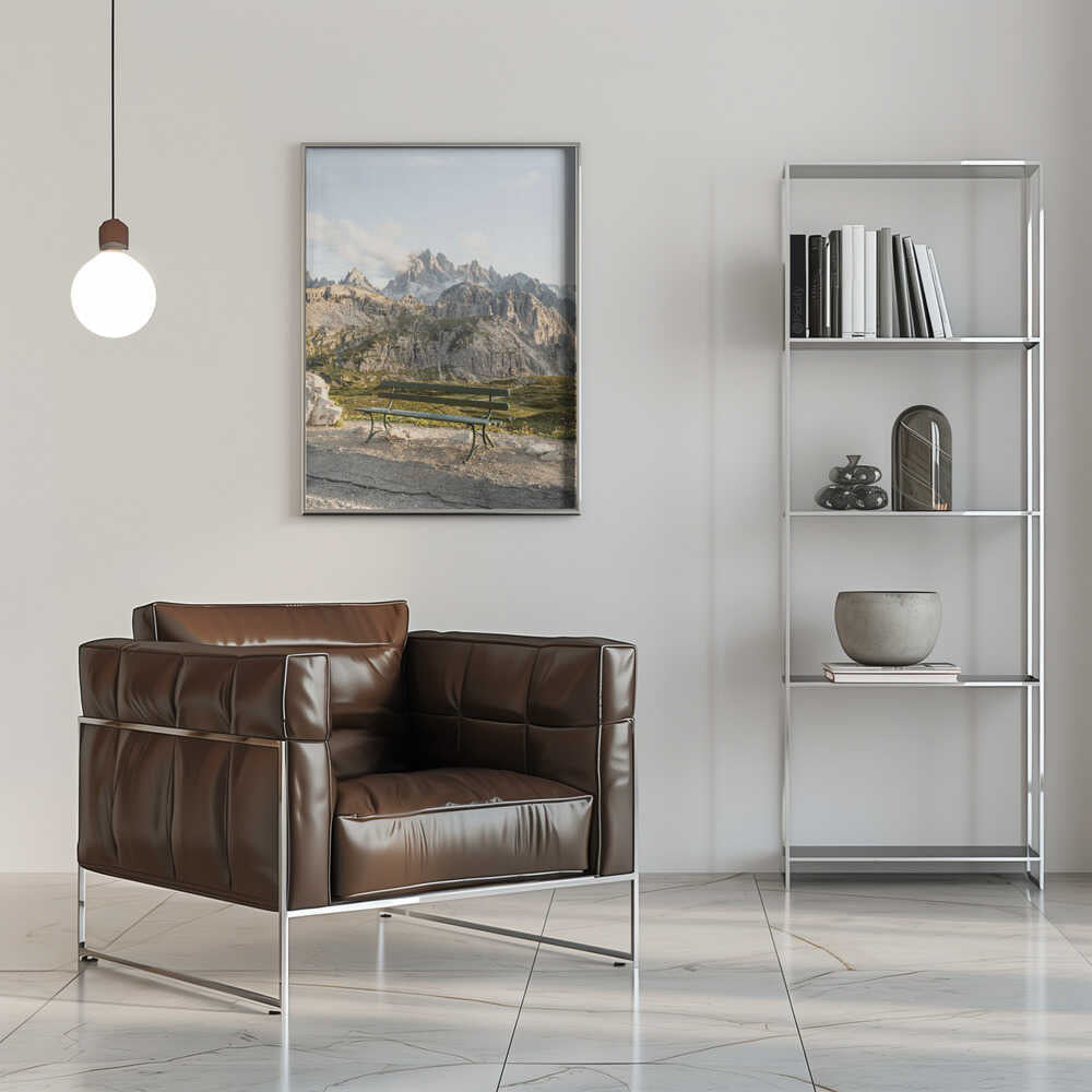 View In the Dolomites - Stretched Canvas, Poster or Fine Art Print - I Heart Wall Art - Poster Print, Canvas Print or Framed Art Print