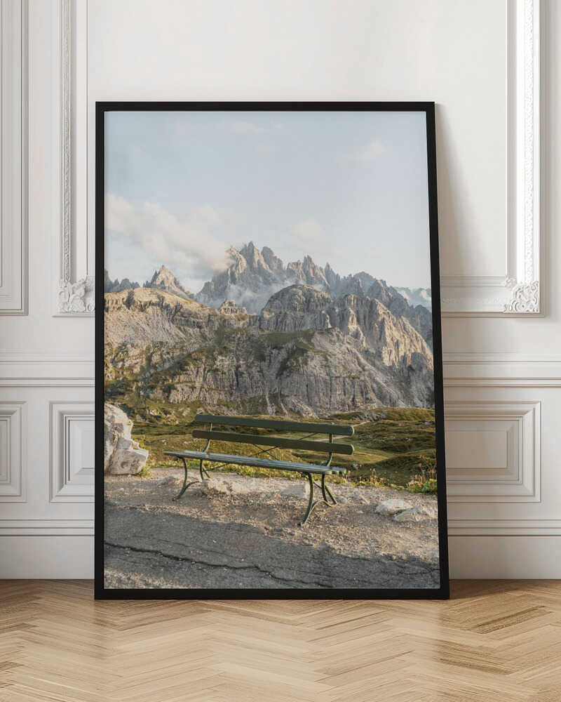 View In the Dolomites - Stretched Canvas, Poster or Fine Art Print - I Heart Wall Art - Poster Print, Canvas Print or Framed Art Print
