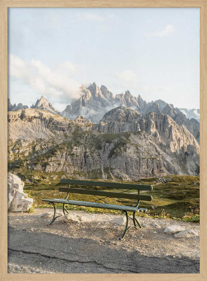 View In the Dolomites - Stretched Canvas, Poster or Fine Art Print - I Heart Wall Art - Poster Print, Canvas Print or Framed Art Print