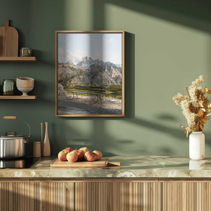 View In the Dolomites - Stretched Canvas, Poster or Fine Art Print - I Heart Wall Art - Poster Print, Canvas Print or Framed Art Print