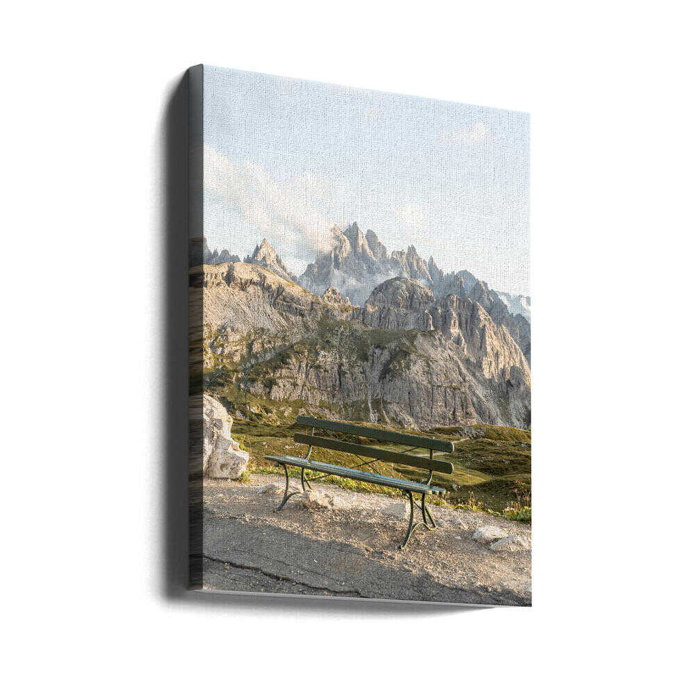 View In the Dolomites - Stretched Canvas, Poster or Fine Art Print - I Heart Wall Art - Poster Print, Canvas Print or Framed Art Print