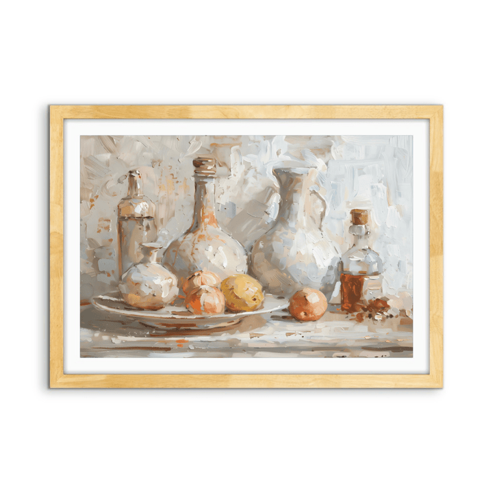 Vinaigrette &amp; Oils - Still Life Stretched Canvas or Fine Art Print - I Heart Wall Art - Poster Print, Canvas Print or Framed Art Print