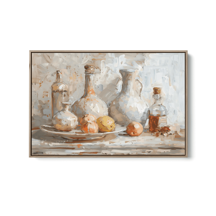 Vinaigrette &amp; Oils - Still Life Stretched Canvas or Fine Art Print - I Heart Wall Art - Poster Print, Canvas Print or Framed Art Print