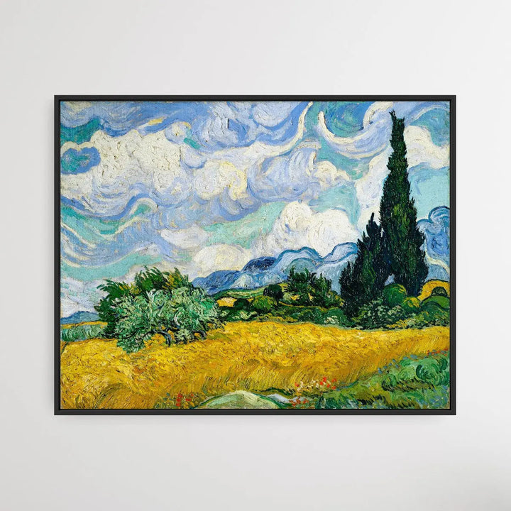 Vincent Van Gogh Wheat Field with Cypresses 1889 - Canvas or Art Print I Heart Wall Art Australia 