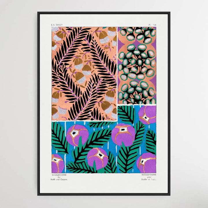 Vintage Flower Patterns Eight by E. A. Séguy (1925) - I Heart Wall Art