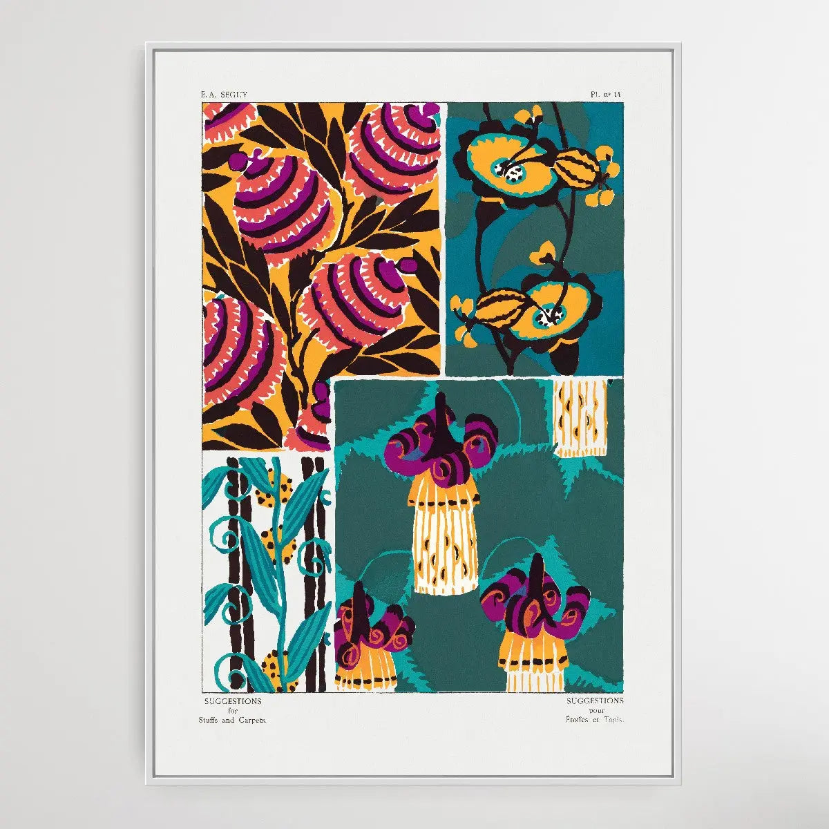Vintage Flower Patterns Eleven by E. A. Séguy (1925) - I Heart Wall Art