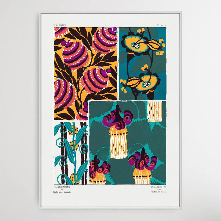 Vintage Flower Patterns Eleven by E. A. Séguy (1925) - I Heart Wall Art