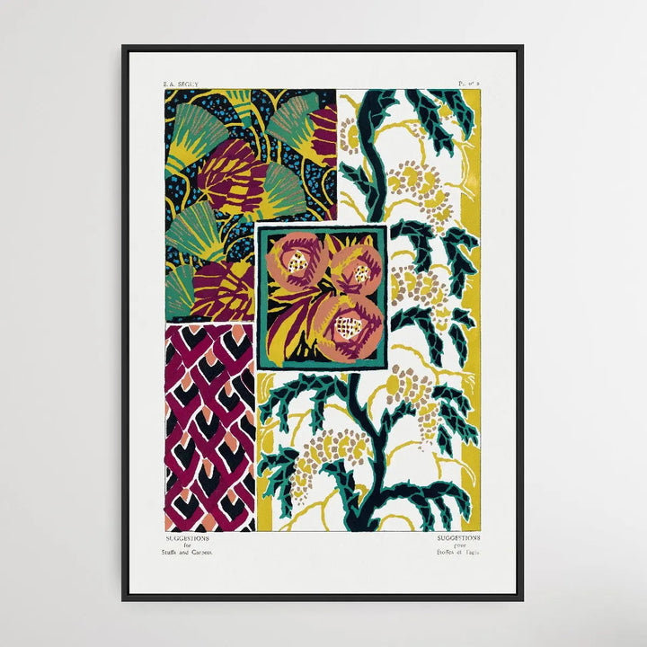 Vintage Flower Patterns One by E. A. Séguy (1925) - I Heart Wall Art