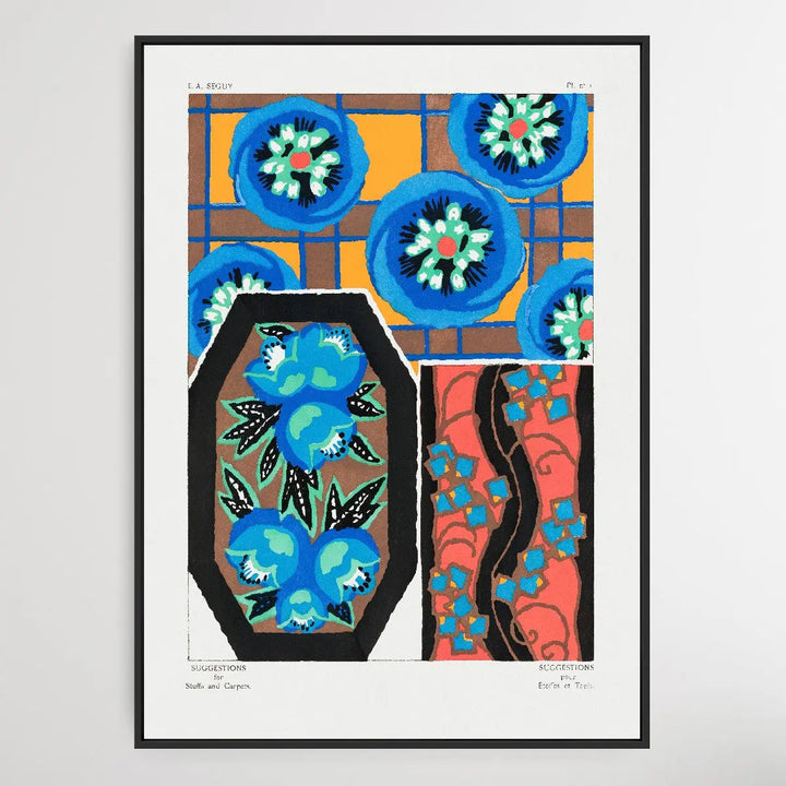 Vintage Flower Patterns Six by E. A. Séguy (1925) - I Heart Wall Art
