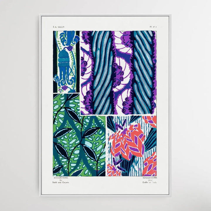 Vintage Flower Patterns Ten by E. A. Séguy (1925) - I Heart Wall Art