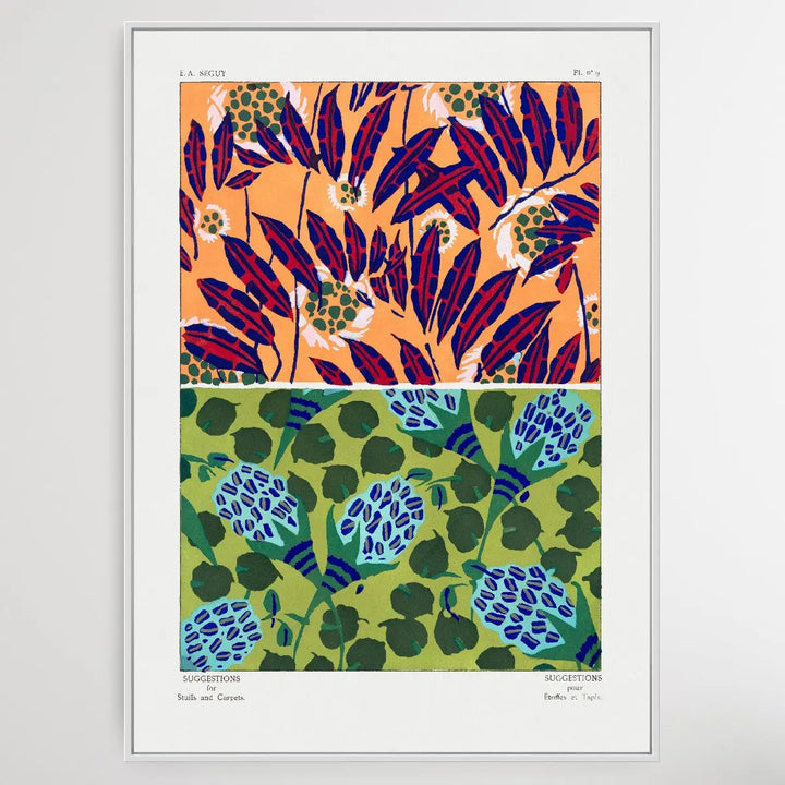 Vintage Flower Patterns Thirteen by E. A. Séguy (1925) - I Heart Wall Art