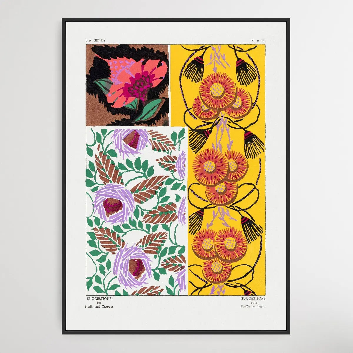Vintage Flower Patterns Twelve by E. A. Séguy (1925) - I Heart Wall Art