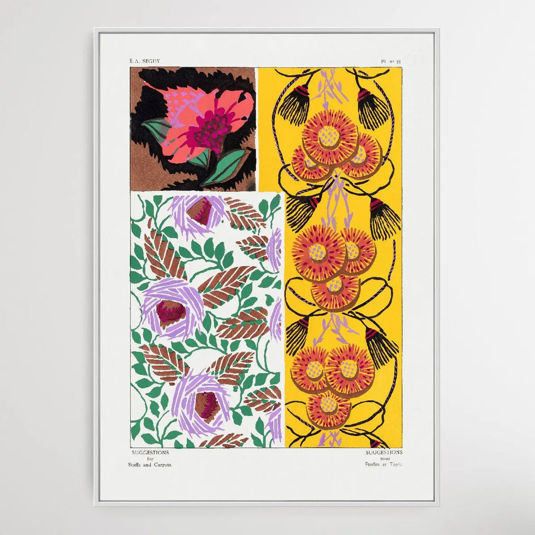 Vintage Flower Patterns Twelve by E. A. Séguy (1925) - I Heart Wall Art
