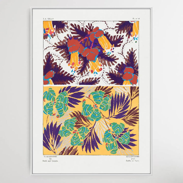 Vintage Flower Patterns Two by E. A. Séguy (1925) - I Heart Wall Art