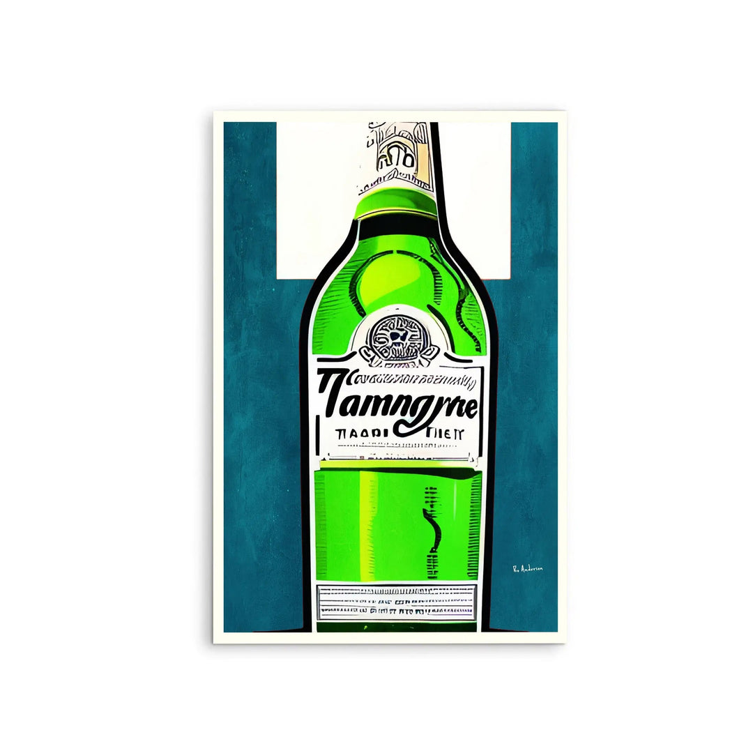 Vintage Gin a Some Tonic by Bo Anderson - Stretched Canvas Print or Framed Fine Art Print - Artwork I Heart Wall Art Australia 