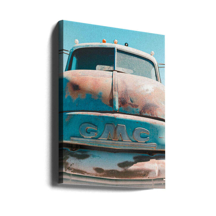 Vintage Rusted GMC Truck - Stretched Canvas, Poster or Fine Art Print - I Heart Wall Art - Poster Print, Canvas Print or Framed Art Print