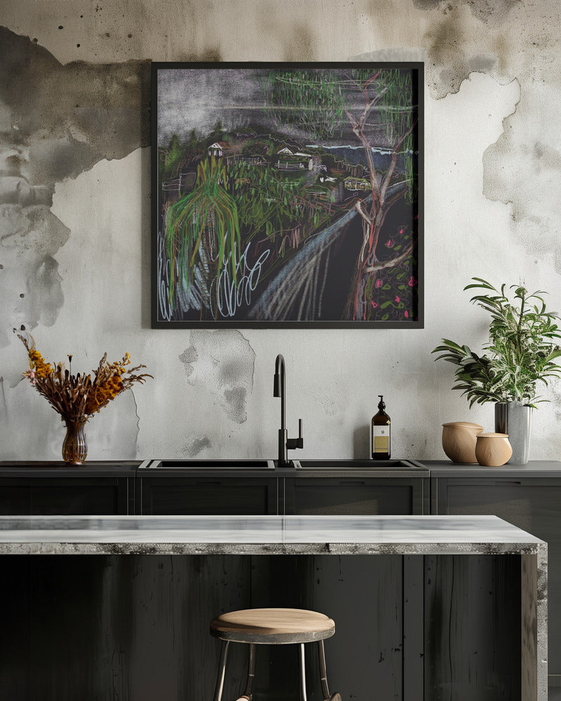 Vista - Square Stretched Canvas, Poster or Fine Art Print I Heart Wall Art