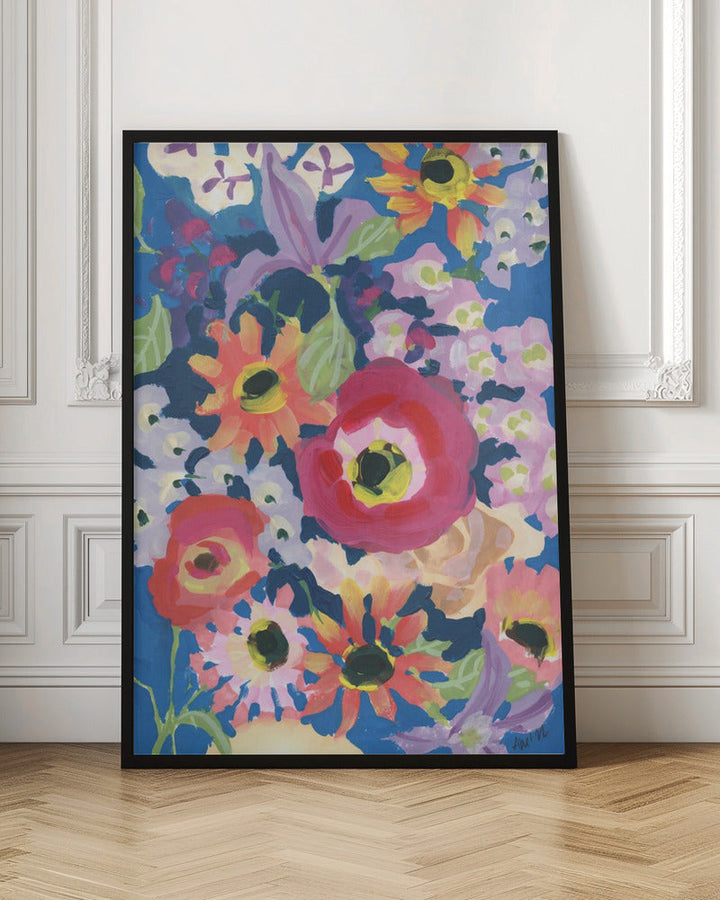 Viva MAgenta Poppy - Stretched Canvas, Poster or Fine Art Print I Heart Wall Art