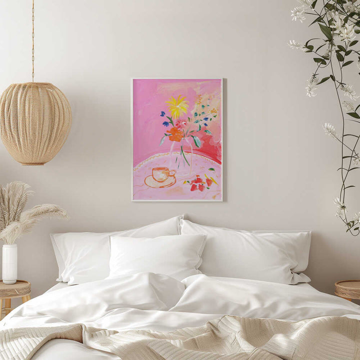Vivid Blossoms - Stretched Canvas Poster or Fine Art Print