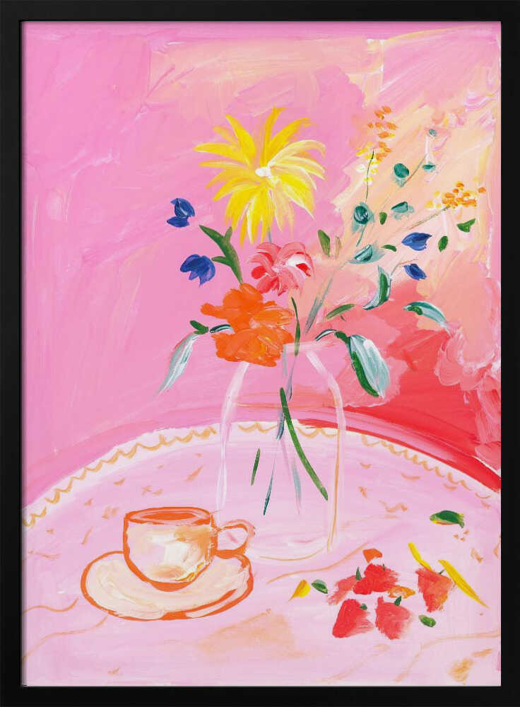 Vivid Blossoms - Stretched Canvas Poster or Fine Art Print