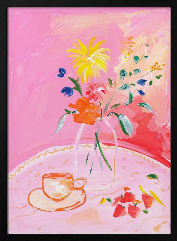 Vivid Blossoms - Stretched Canvas Poster or Fine Art Print