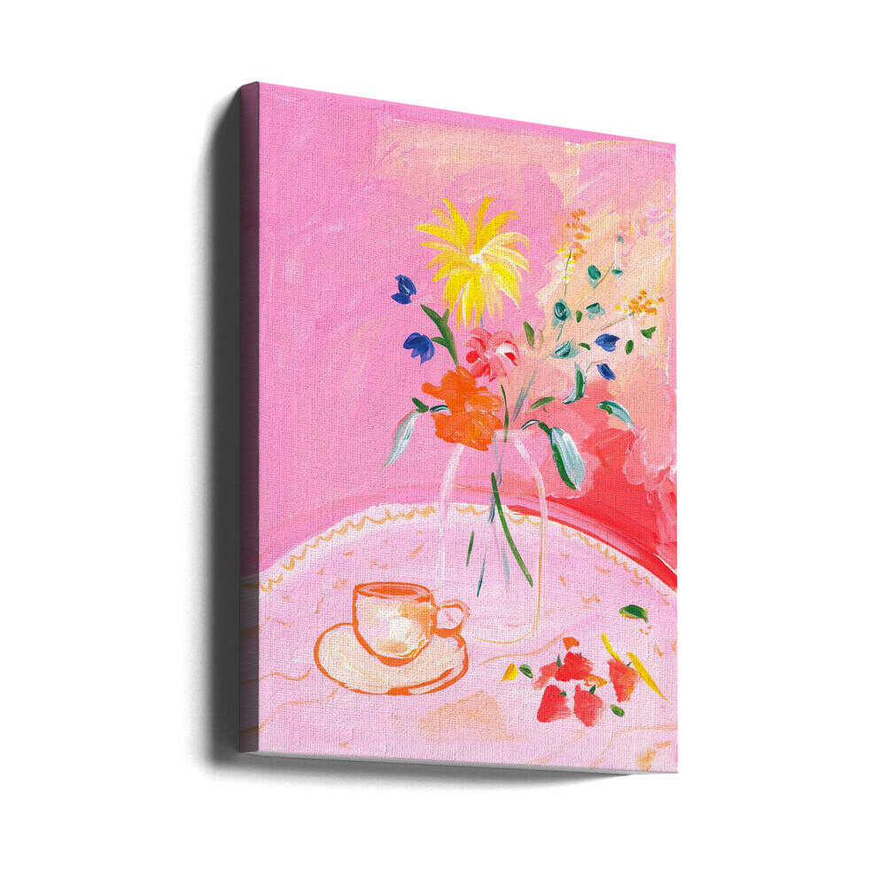 Vivid Blossoms - Stretched Canvas Poster or Fine Art Print