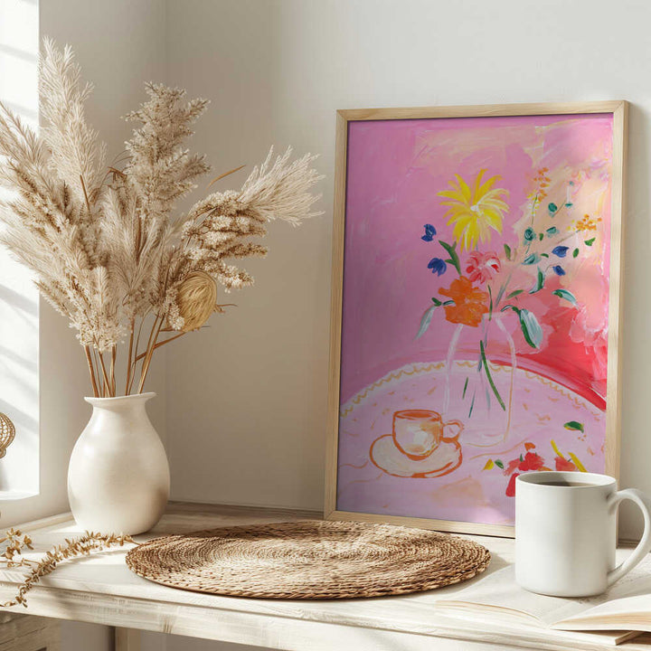 Vivid Blossoms - Stretched Canvas Poster or Fine Art Print