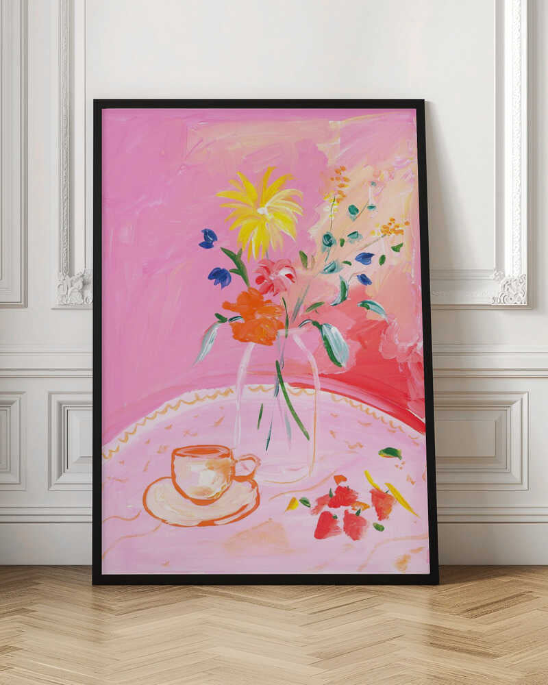Vivid Blossoms - Stretched Canvas Poster or Fine Art Print