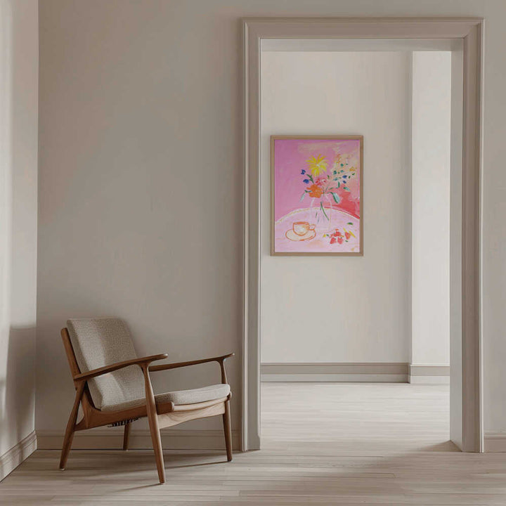 Vivid Blossoms - Stretched Canvas Poster or Fine Art Print
