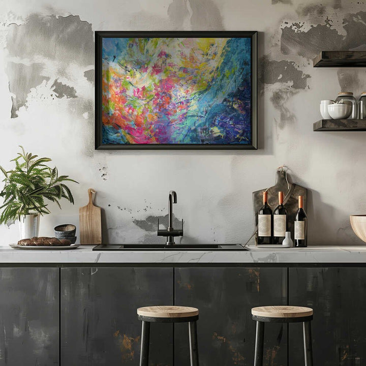 Vivid Colors And Delicate Petals - Stretched Canvas, Poster or Fine Art Print - I Heart Wall Art - Poster Print, Canvas Print or Framed Art Print