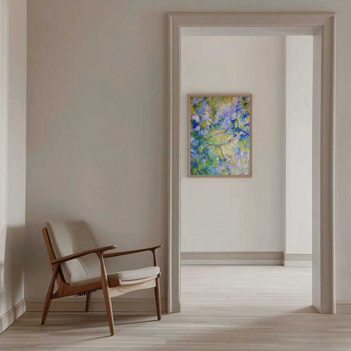 Vivid Colors And Delicate petals - Stretched Canvas, Poster or Fine Art Print I Heart Wall Art