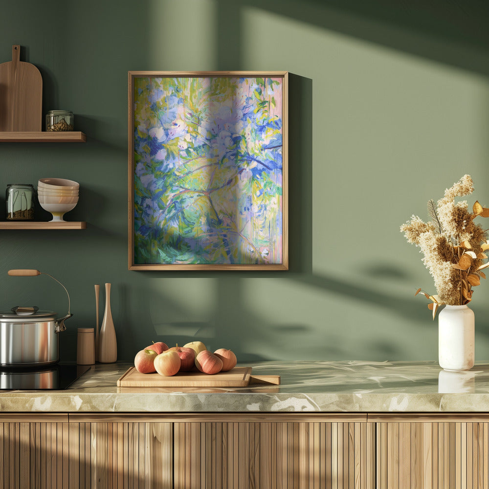 Vivid Colors And Delicate petals - Stretched Canvas, Poster or Fine Art Print I Heart Wall Art