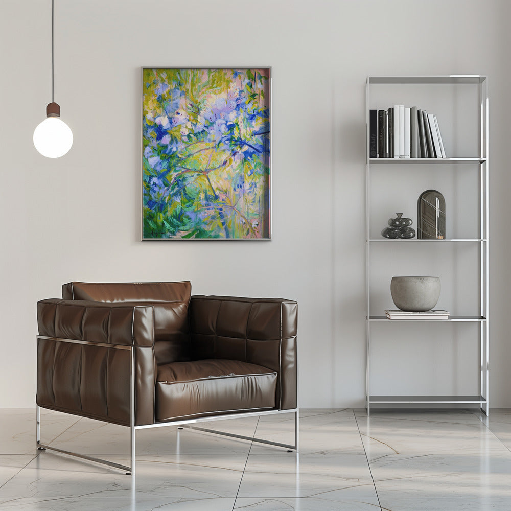 Vivid Colors And Delicate petals - Stretched Canvas, Poster or Fine Art Print I Heart Wall Art