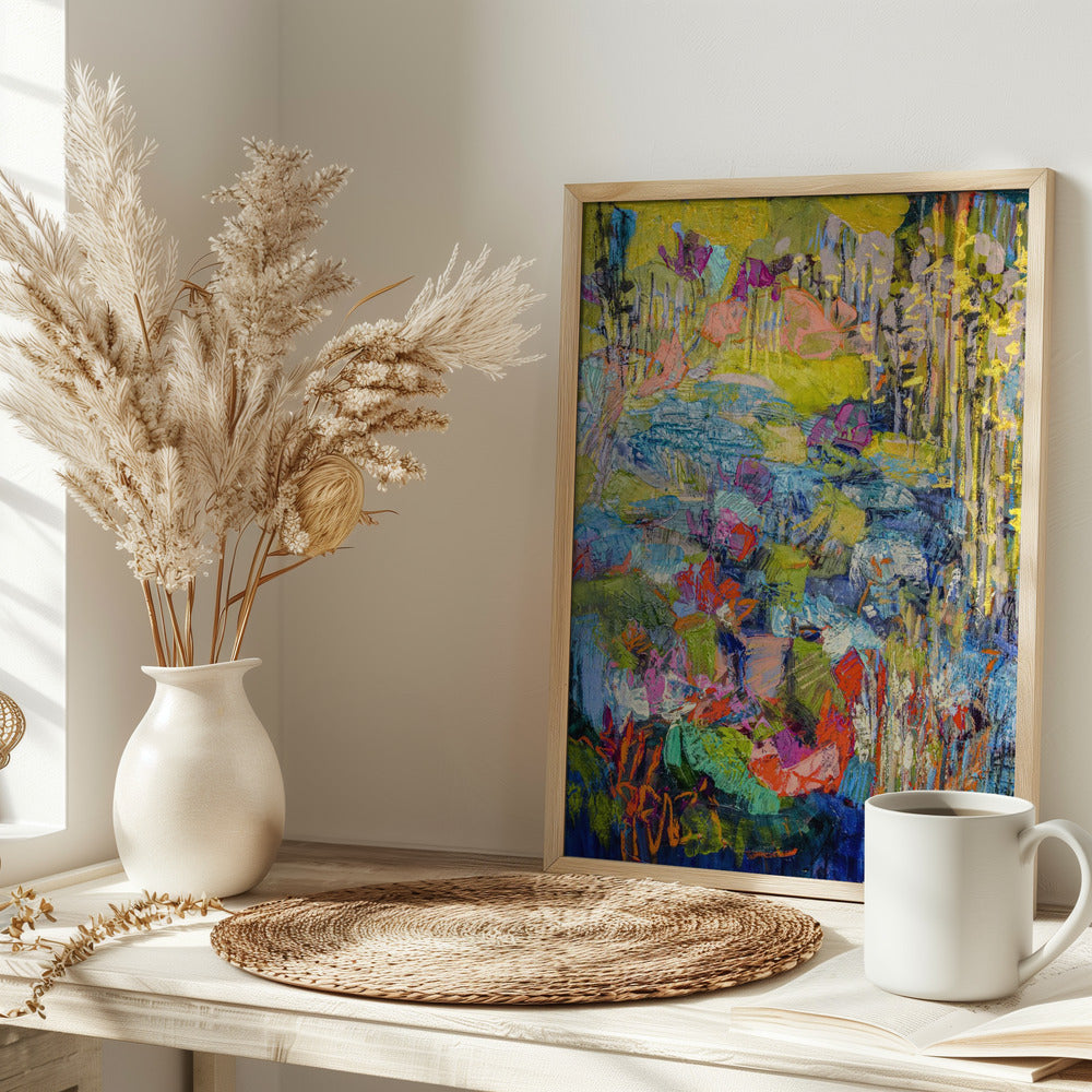 Vivid Nature Dance - Stretched Canvas, Poster or Fine Art Print I Heart Wall Art