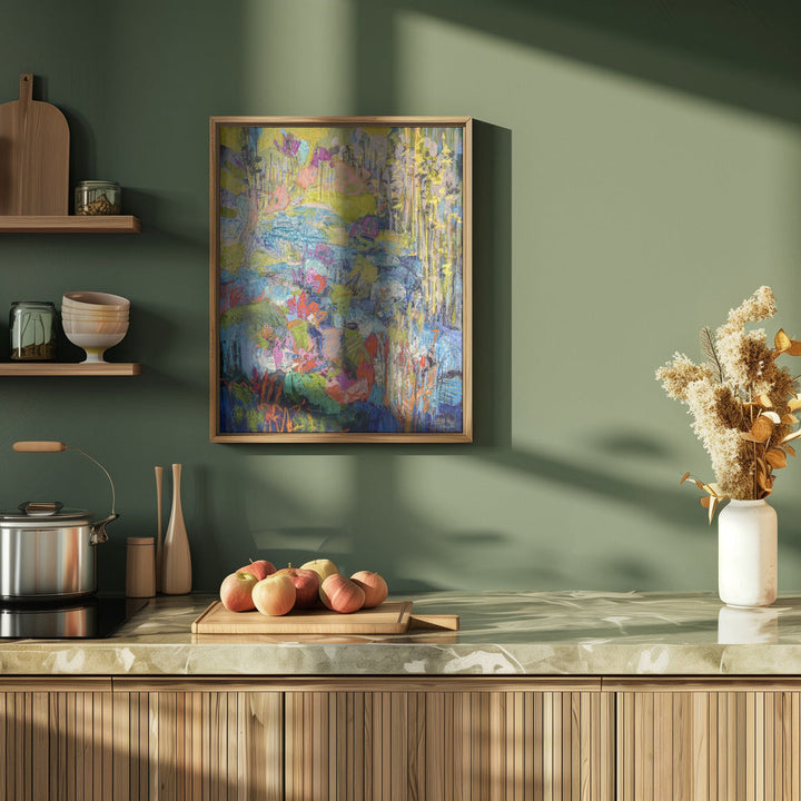 Vivid Nature Dance - Stretched Canvas, Poster or Fine Art Print I Heart Wall Art