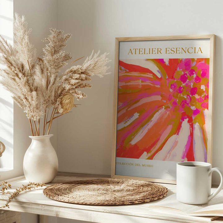 Vivid Petal Burst - Stretched Canvas, Poster or Fine Art Print - I Heart Wall Art - Poster Print, Canvas Print or Framed Art Print