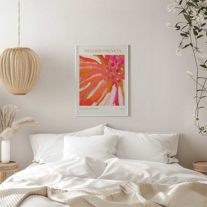 Vivid Petal Burst - Stretched Canvas, Poster or Fine Art Print - I Heart Wall Art - Poster Print, Canvas Print or Framed Art Print