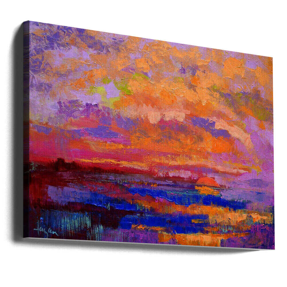 Vivid Sunset Hues - Stretched Canvas, Poster or Fine Art Print - I Heart Wall Art - Poster Print, Canvas Print or Framed Art Print