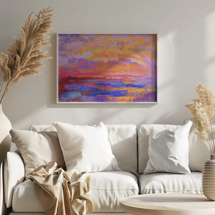 Vivid Sunset Hues - Stretched Canvas, Poster or Fine Art Print - I Heart Wall Art - Poster Print, Canvas Print or Framed Art Print