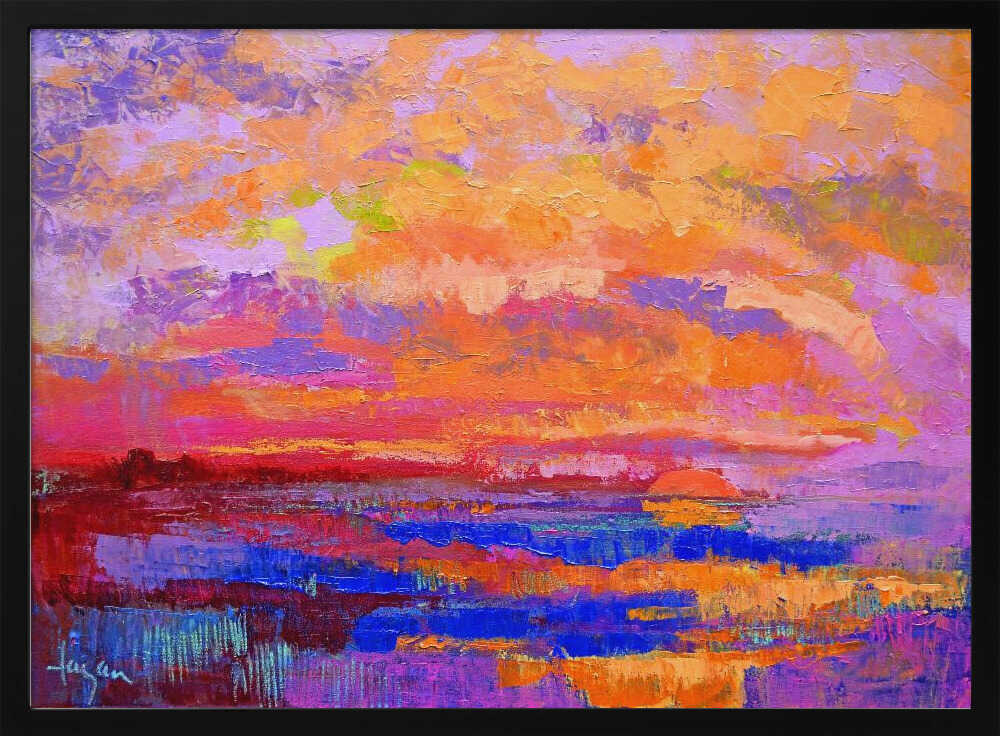 Vivid Sunset Hues - Stretched Canvas, Poster or Fine Art Print - I Heart Wall Art - Poster Print, Canvas Print or Framed Art Print