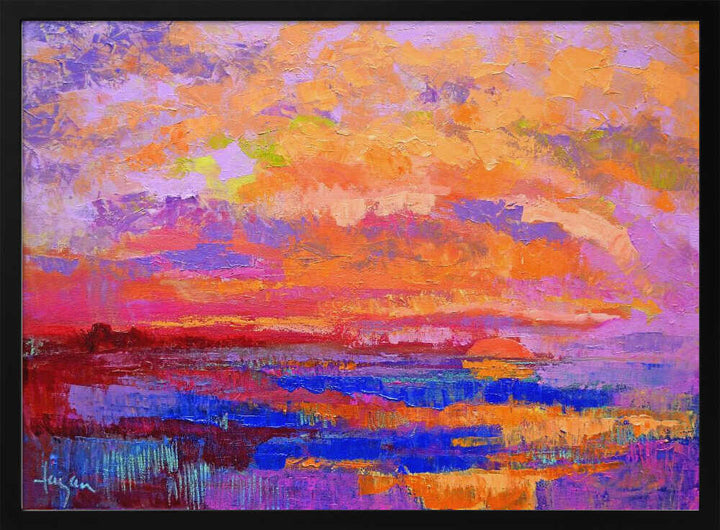 Vivid Sunset Hues - Stretched Canvas, Poster or Fine Art Print - I Heart Wall Art - Poster Print, Canvas Print or Framed Art Print