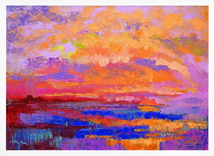 Vivid Sunset Hues - Stretched Canvas, Poster or Fine Art Print - I Heart Wall Art - Poster Print, Canvas Print or Framed Art Print