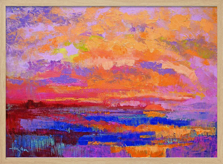 Vivid Sunset Hues - Stretched Canvas, Poster or Fine Art Print - I Heart Wall Art - Poster Print, Canvas Print or Framed Art Print