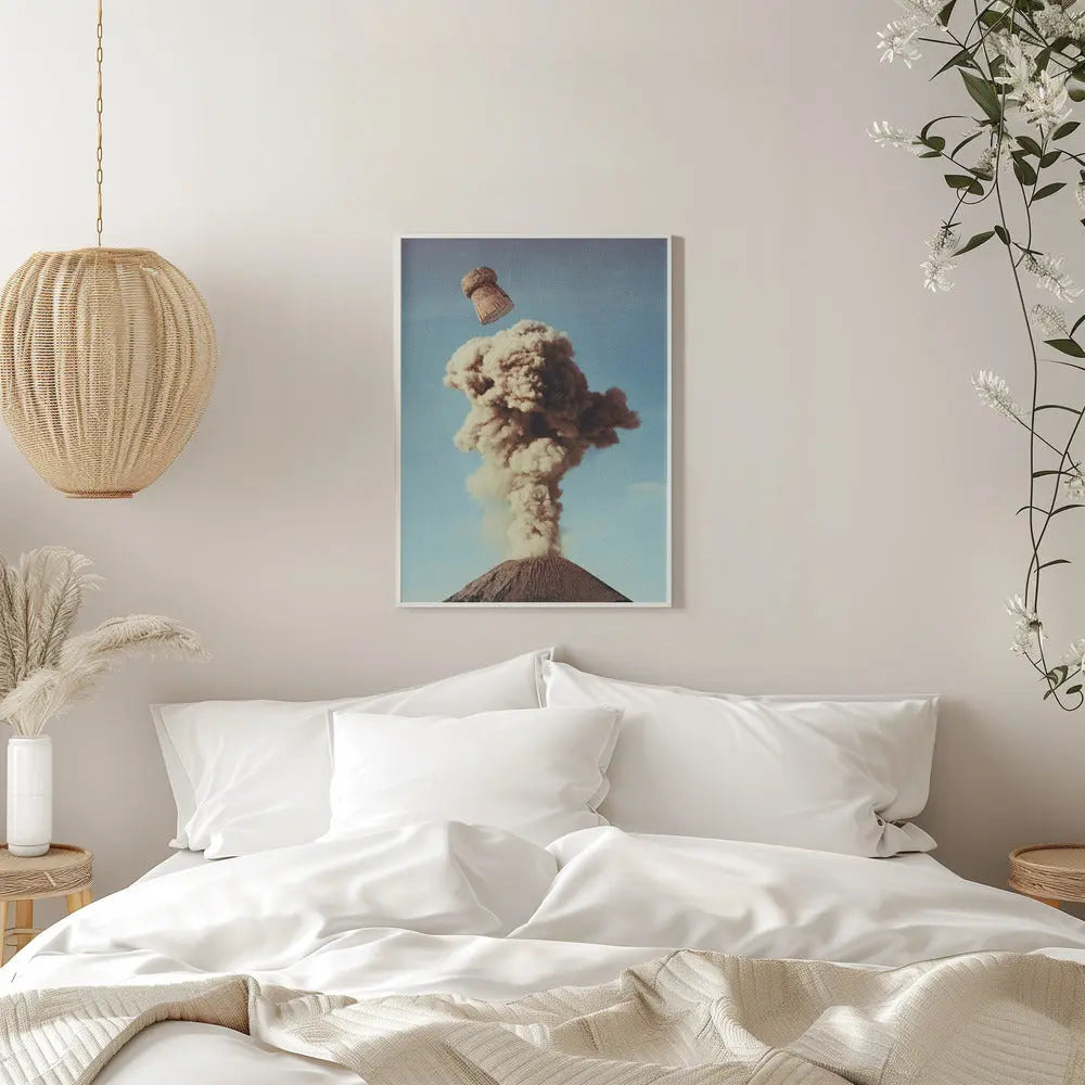 Volcanic Pop - Champagne Party - Stretched Canvas, Poster or Fine Art Print I Heart Wall Art