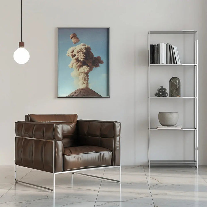Volcanic Pop - Champagne Party - Stretched Canvas, Poster or Fine Art Print I Heart Wall Art