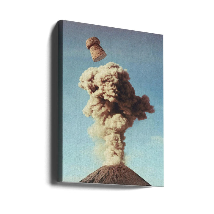Volcanic Pop - Champagne Party - Stretched Canvas, Poster or Fine Art Print I Heart Wall Art