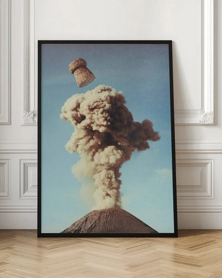 Volcanic Pop - Champagne Party - Stretched Canvas, Poster or Fine Art Print I Heart Wall Art