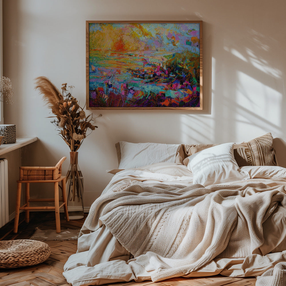 Waiting For Stars To Shine - Stretched Canvas, Poster or Fine Art Print I Heart Wall Art